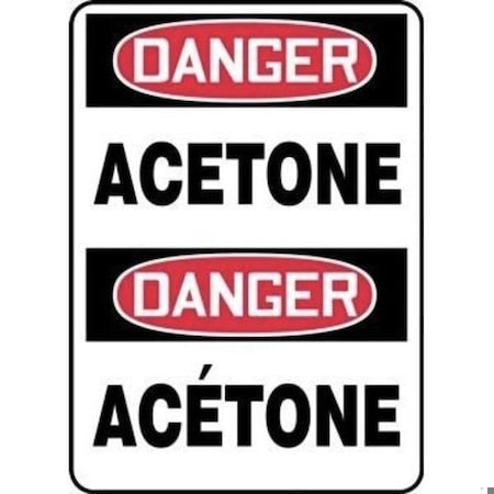 Accuform BILINGUAL OSHA DANGER Safety Sign SBMCHL207XT SBMCHL207XT